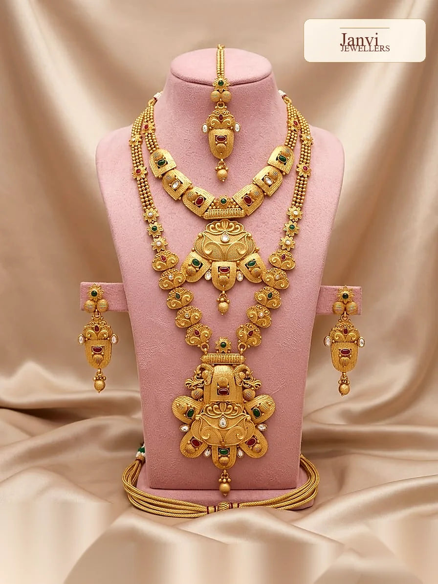 High Gold Plated Combo Jewellery Set