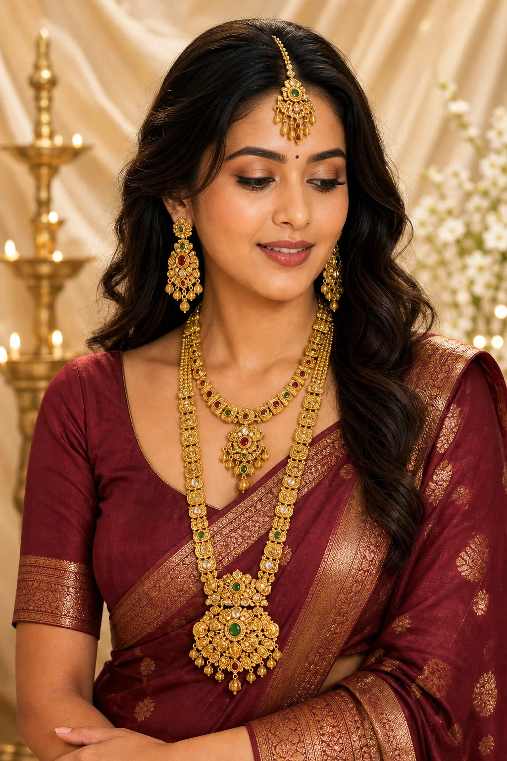 High Gold Plated Combo Jewellery Set